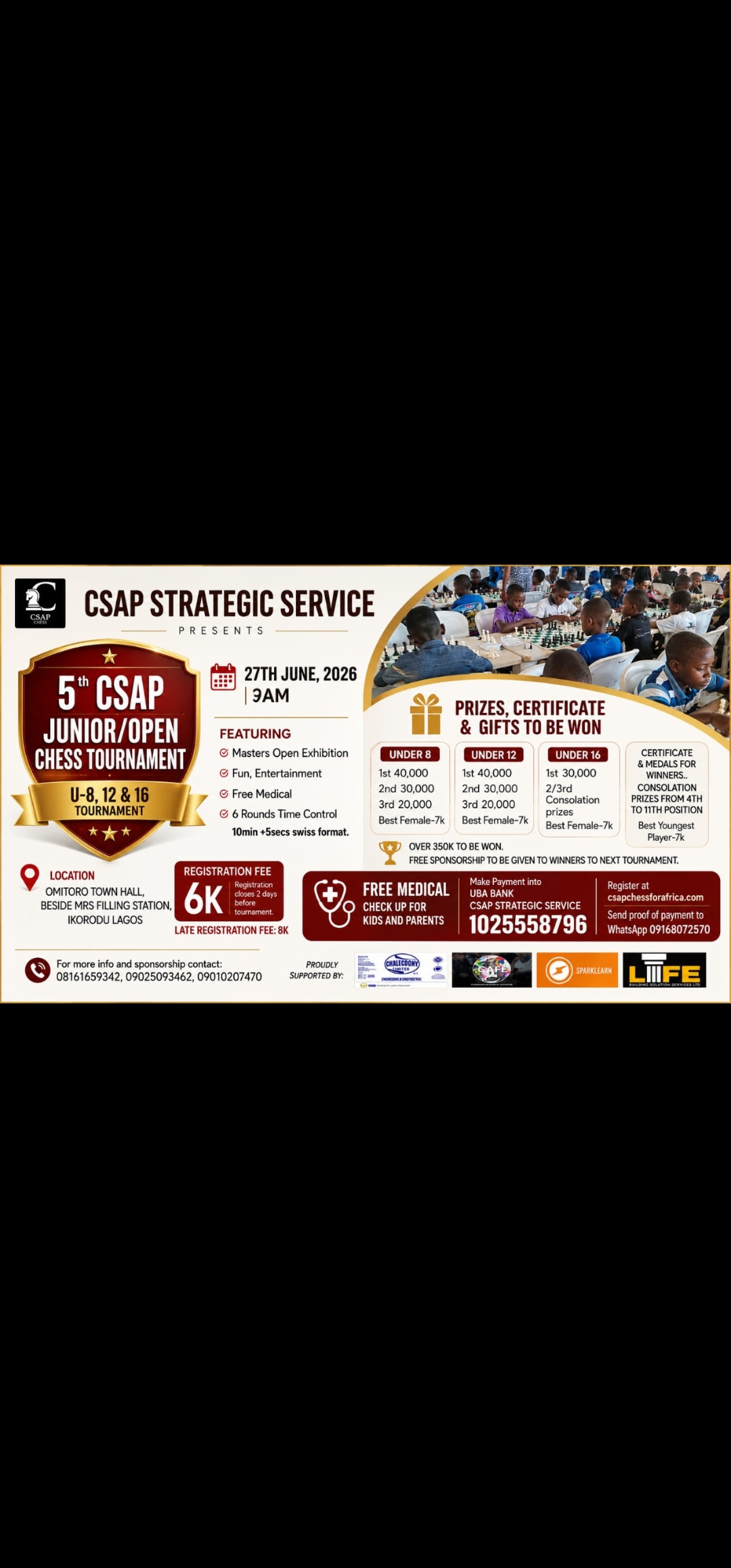 CSAP Tournament Flyer